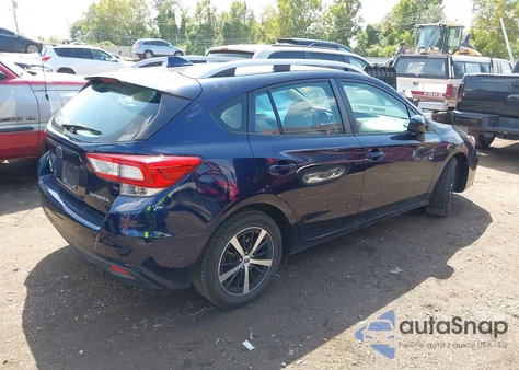 2019 Subaru Impreza 2.0I Premium from USA, damaged, VIN 4S3GTAC68K3708316